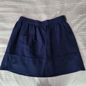 Madewell Pleated Skirt- SM (Navy Blue)